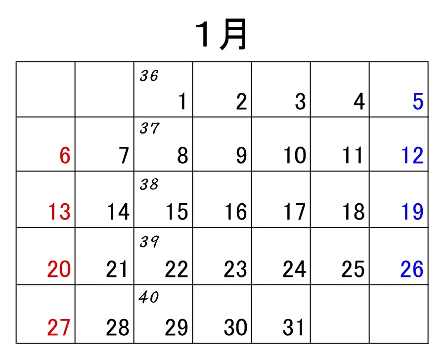 週 数 カレンダー 妊娠 妊娠日数、週数、月数の早見表